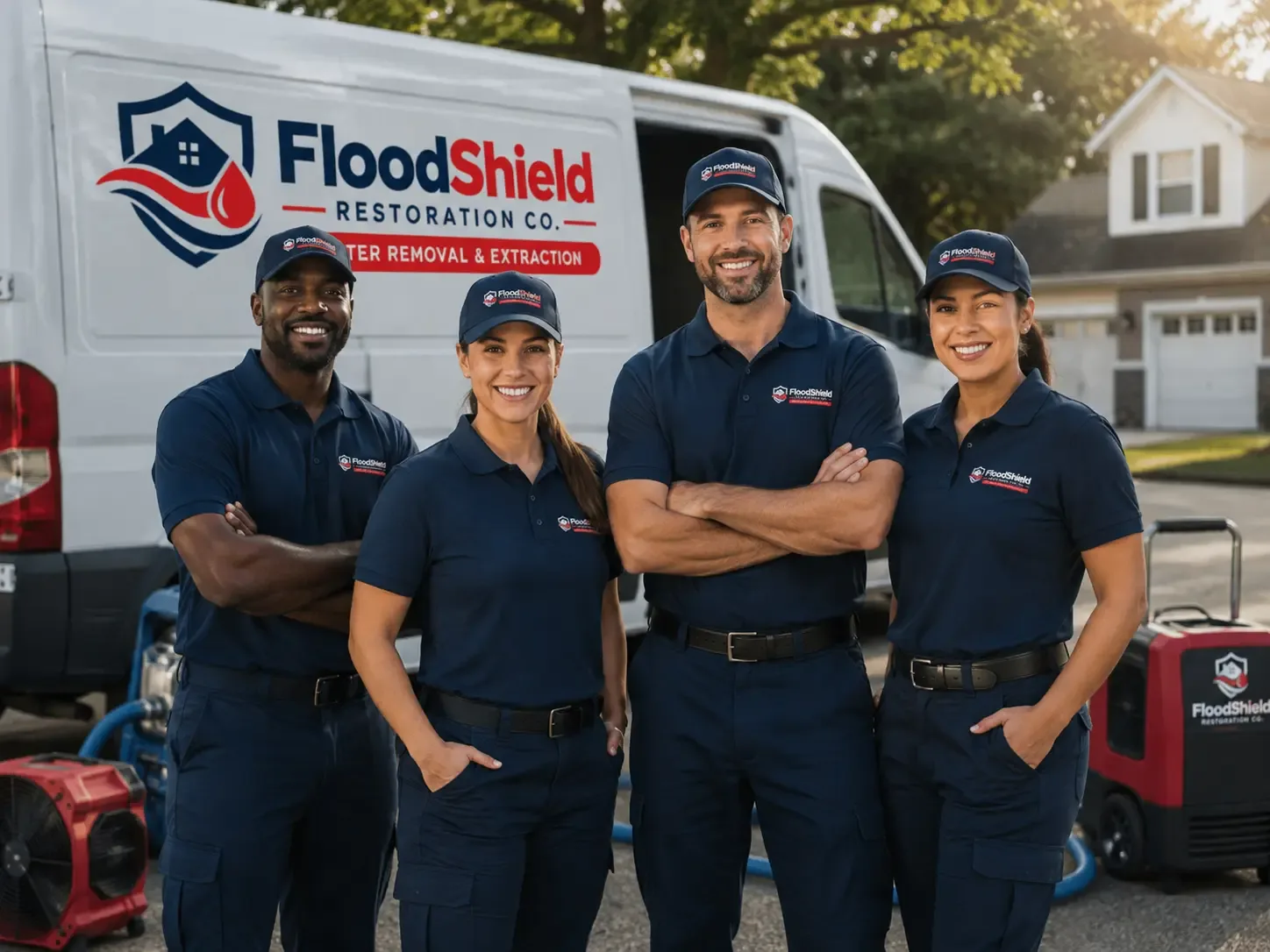 Flood Damage Restoration company in Lost City, WV